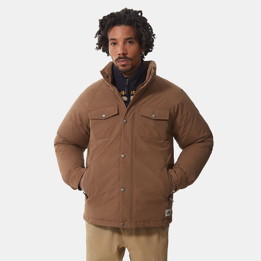 The North Face Winter Jacket Mens Australia - The North Face 1980 Hoodoo Re-Edition Brown Mountain (